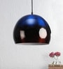 Blue Metal Single Hanging Lights