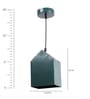Avignon Armando Blue Metal Hanging Light