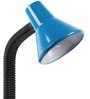 Blue Metal Shade Study Lamp With Blue Base