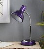 Plazo Blue Study Lamp With Metal Base
