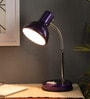 Plazo Blue Study Lamp With Metal Base