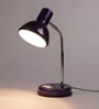 Plazo Blue Study Lamp With Metal Base