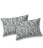 Blue Metro 186 TC Cotton Double Bedsheet With 2 Pillow Covers