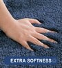 Blue Microfiber 16x24 Inches Soft Bath Mat