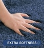 Blue Microfiber 18x30 Inches Soft Bath Mat