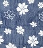Blue Microfiber Abstract 250 GSM Double Blanket