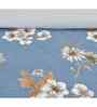 Blue Microfiber Floral 180 GSM Double Size Reversible Comforter