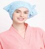 Blue Microfiber Solid 380 GSM Hair Cap Towel (1 Pc)