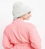 Blue Microfiber Solid 380 GSM Hair Wrap Towel (Set of 2)