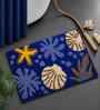 Blue See Microfibre 24X16 Inches Anti-Skid Bath Mat