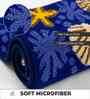 Blue See Microfibre 24X16 Inches Anti-Skid Bath Mat