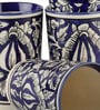 Mughal Blue & white Ceramic (Set of 4) Everyday Glass