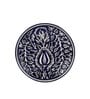 Blue Mughal Hand Painted Ceramic Quarter Plates (Set of 6)