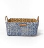 Blue Natural Fibre Medium Gifting Storage Basket