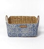 Blue Natural Fibre Small Gifting Fruit Storage Basket