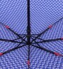 Blue Printed 3 Fold Nylon Umbrella