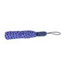 Blue Printed 3 Fold Nylon Umbrella