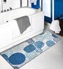 Blue Nylon Floral 47.2 x 19.6 Inches Runner