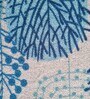 Blue Nylon Floral 47.2 x 19.6 Inches Runner