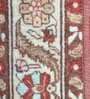 Green Persian Polyester 4 ft x 6 ft Machine Made Carpet