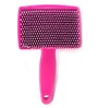 Anya Pink Nylon Slicket & Massage Pet Brush