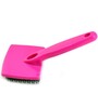 Anya Pink Nylon Slicket & Massage Pet Brush