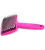 Anya Pink Nylon Slicket & Massage Pet Brush