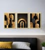 Modern Geometric Wall Art Framed Set of 3