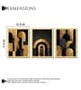 Modern Geometric Wall Art Framed Set of 3