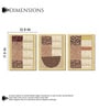 Modern Geometric Wall Art Framed Set of 3