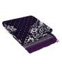 Purple Persian Chenille 4 ft x 6 ft Machine Made Carpet