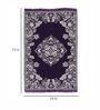 Purple Persian Chenille 4 ft x 6 ft Machine Made Carpet