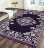 Purple Persian Chenille 4 ft x 6 ft Machine Made Carpet