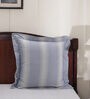 Blue Patterned 300TC Cotton 24 x 24 Inches Pillow Covers (Set of 2)
