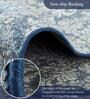 Blue Persian 3x5 Feet Machine Made Carpet