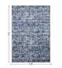 Blue Persian 3x5 Feet Machine Made Carpet