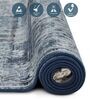 Blue Persian 3x5 Feet Machine Made Carpet