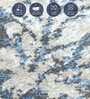 Blue Persian 3x5 Feet Machine Made Carpet