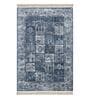 Blue Persian 4x6 Feet Machine Made Carpet
