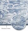 Blue Persian 5x7 Feet Machine Made Carpet