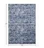 Blue Persian 5x7 Feet Machine Made Carpet