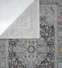Blue Persian Polyester 5x8 Feet Machine Made Carpet