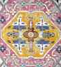 Blue Persian Polypropylene 4x6 Feet Machine Made Carpet