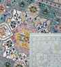 Blue Persian Polypropylene 4x6 Feet Machine Made Carpet
