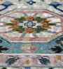 Blue Persian Polypropylene 4x6 Feet Machine Made Carpet