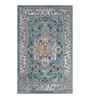Blue Persian Polypropylene 4x6 Feet Machine Made Carpet