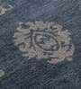 Blue Persian Woolen Blend 5 x 7 Feet Hand Tufted Carpet