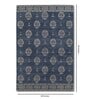 Blue Persian Woolen Blend 5 x 7 Feet Hand Tufted Carpet