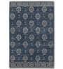 Blue Persian Woolen Blend 5 x 7 Feet Hand Tufted Carpet