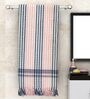 Blue & Pink Stripes  210 GSM 100% Cotton Bath Towel (Set of 3)